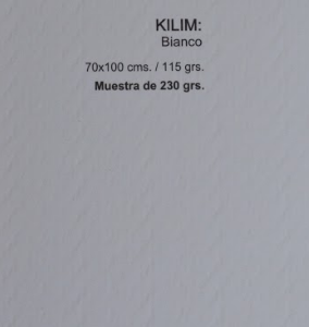 KILIM BIANCO